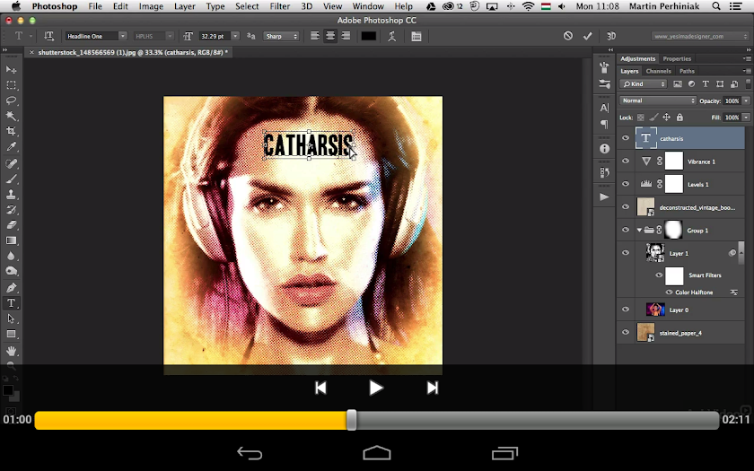 Album Cover Course: Photoshop Screen 3