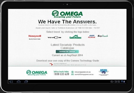 Omega Security Info site Screenshots 1