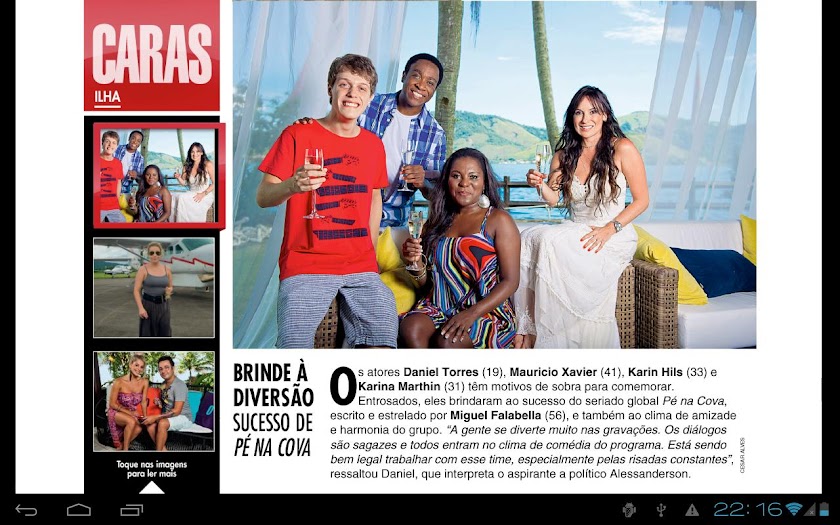 Revista CARAS Brasil Screen 3