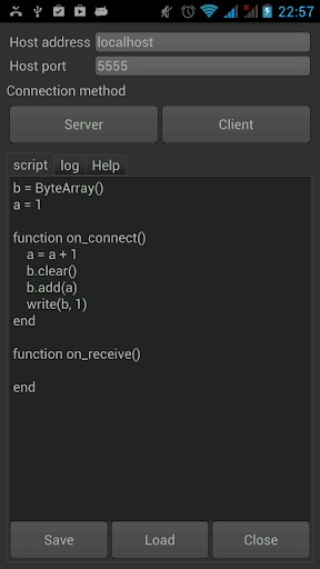 Network Bot. Scripting Demo