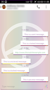 Free EvolveSMS Theme Rainbow APK