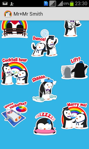 【免費通訊App】Gay Stickers - Mr & Mr Smith-APP點子