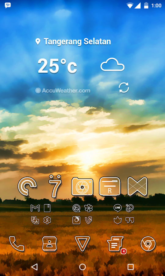 Outcast Icons Theme - screenshot