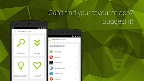 Minimalistic Icons | Green poster 15