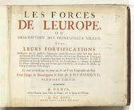 Titelpagina voor het eerste deel van het prentwerk: Nicolas de Fer, Les forces de l'Europe, 1696