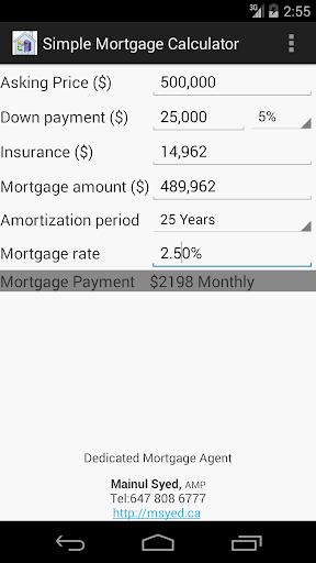 Simple Mortgage Calculator