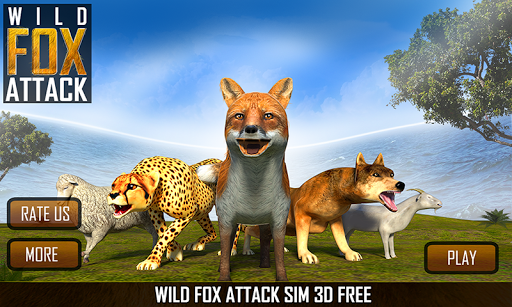 Wild Fox Attack Sim 3D Free