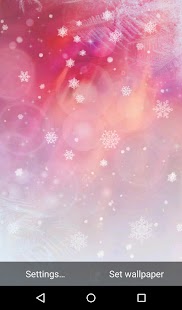 Snowflakes wallpaper Screenshots 1