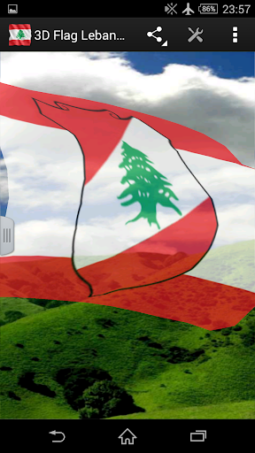 【免費生活App】3D Flag Lebanon LWP-APP點子