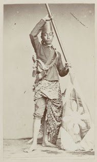 Portret van een vaandeldrager