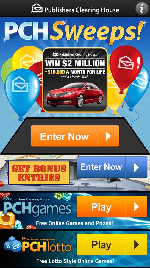 PCH Sweeps Android Apps on Google Play