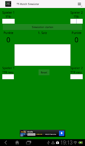 Tischtennis Match Simulator