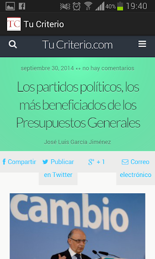 【免費新聞App】Tu Criterio Noticias de España-APP點子