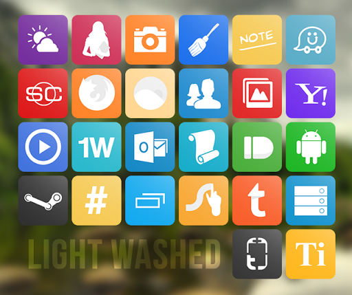 【免費個人化App】Light Washed (Nova Apex Icons)-APP點子