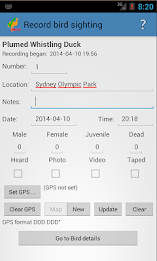 Australian Bird Checklist demo poster 3