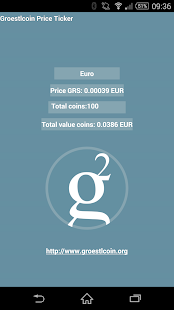 Groestlcoin Price Ticker Screenshots 1