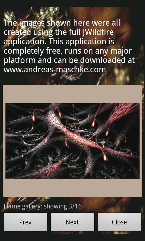 JWildfireMini FREE Screen 1