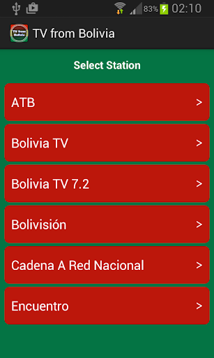 【免費媒體與影片App】TV from Bolivia-APP點子