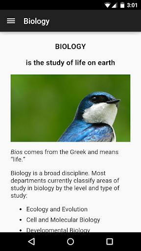 ClassApp: Biology