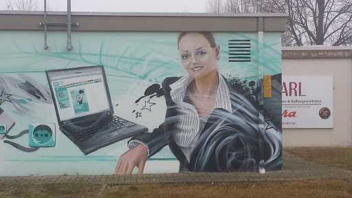 Laptop Mural