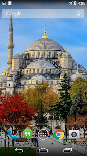 Blue Mosque Live Wallpaper Screenshots 1