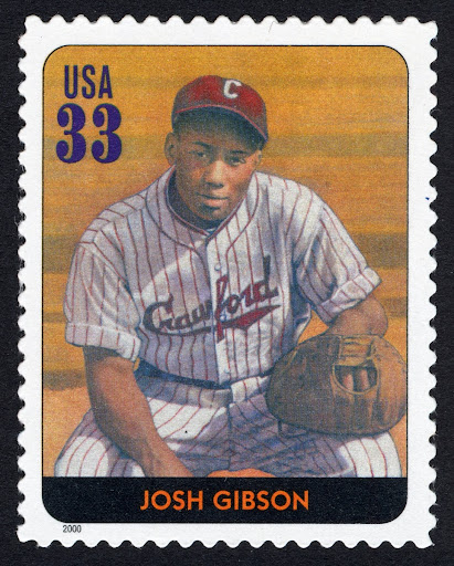 Afbeeldingsresultaat voor Josh Gibson stamp