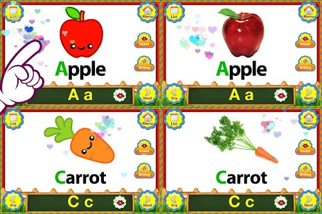 download ABC Fruits English Flashcards free