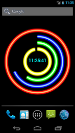 Neon Clock Live Pro Wallpaper poster 17