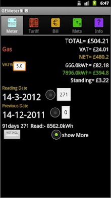 Gas/Electric Bill Checker