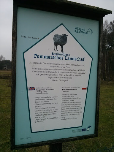 Infotafel Pommersches Landschaf