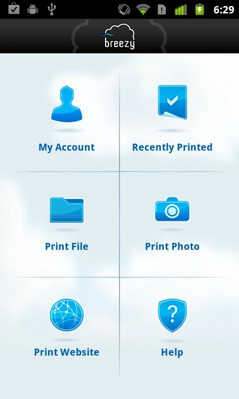 Breezy - Print and Fax - screenshot