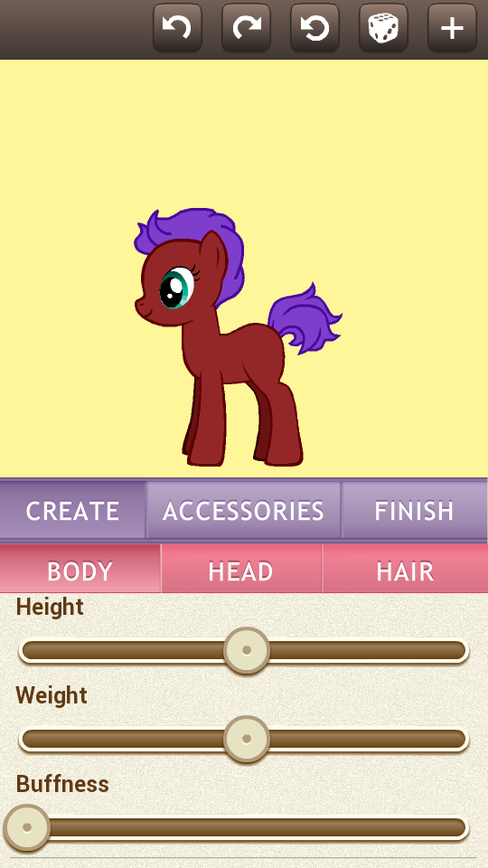 Pony Creator Screen 1