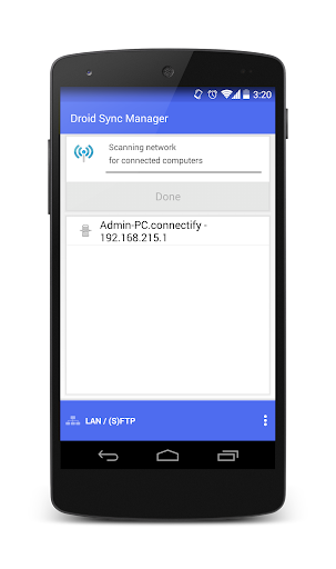 Droid Sync Manager