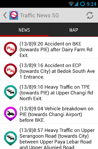 Traffic News SG