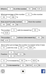 Simple Percentage Calculator poster 2