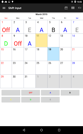 【免費生產應用App】Shift Work Calendar-APP點子