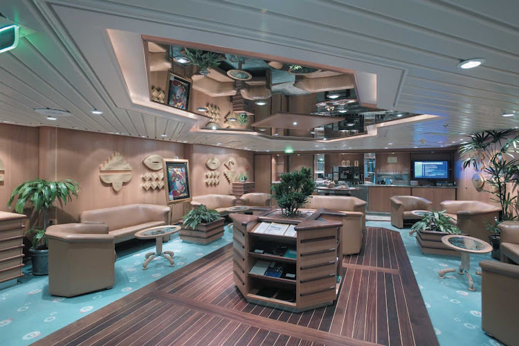 Explorer of the Seas' Concierge Club is an intimate, exclusive retreat for guests in Grand Suites and higher accommodations, as well as Crown & Anchor Society Diamond Plus and Pinnacle Club members. 