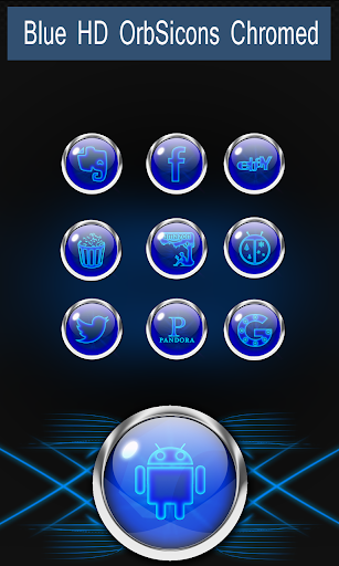 Icon Pack HD Blue OrbsIcons