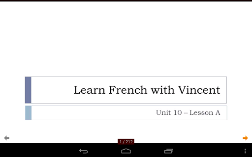 French with Vincent - Unit 10