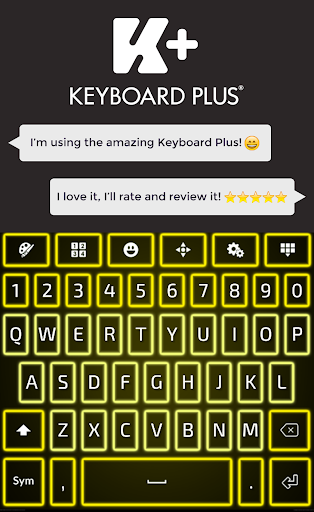 免費下載個人化APP|Neon Yellow Keyboard app開箱文|APP開箱王