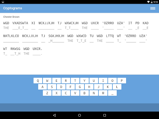 【免費拼字App】Cryptograms - mPOINTS-APP點子