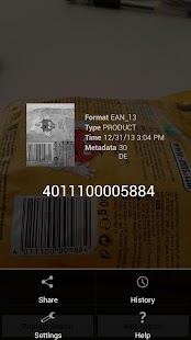 QR Barcode Scanner Screen 3
