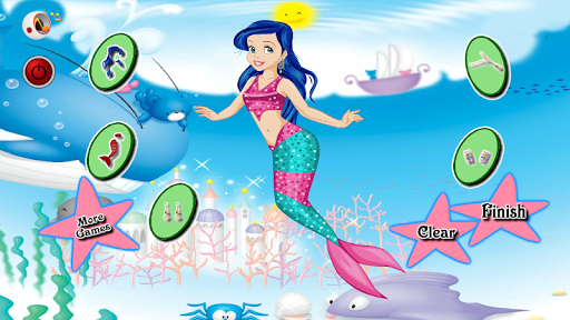 Mermaid Princess Girls Games