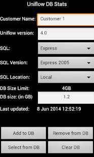 Uniflow DB Stats Screenshots 0