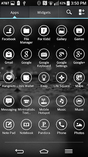 【免費個人化App】LGHome LG theme whtCircle-APP點子