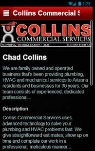 Collins Commercial Services Screenshots 1