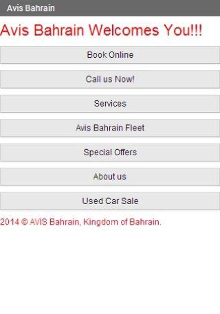 Avis Bahrain