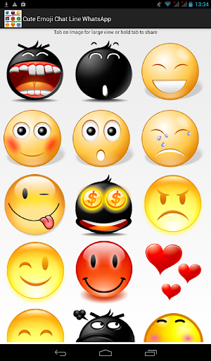 Cute Emoji Chat Line WhatsApp