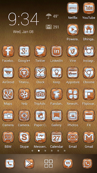 Leather Pouch Theme Next Go v1.3.0