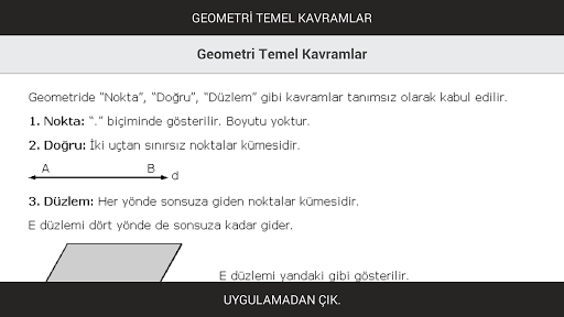 Geometri Temel Kavramlar